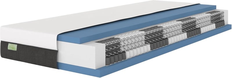 DREAMSTAR 7-Zonen Taschenfederkernmatratze H3, 90x200 cm, 22 cm hoch