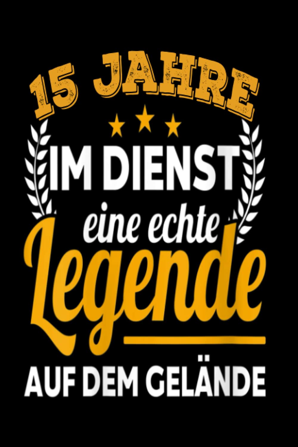 15. Dienstjubiläum Notizbuch für Kollegen - Liniert und witzig