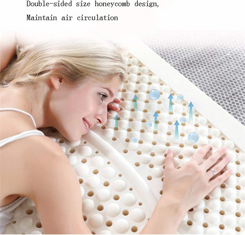 100% Naturlatex Matratze 180x200 cm - weich, komfortabel, atmungsaktiv