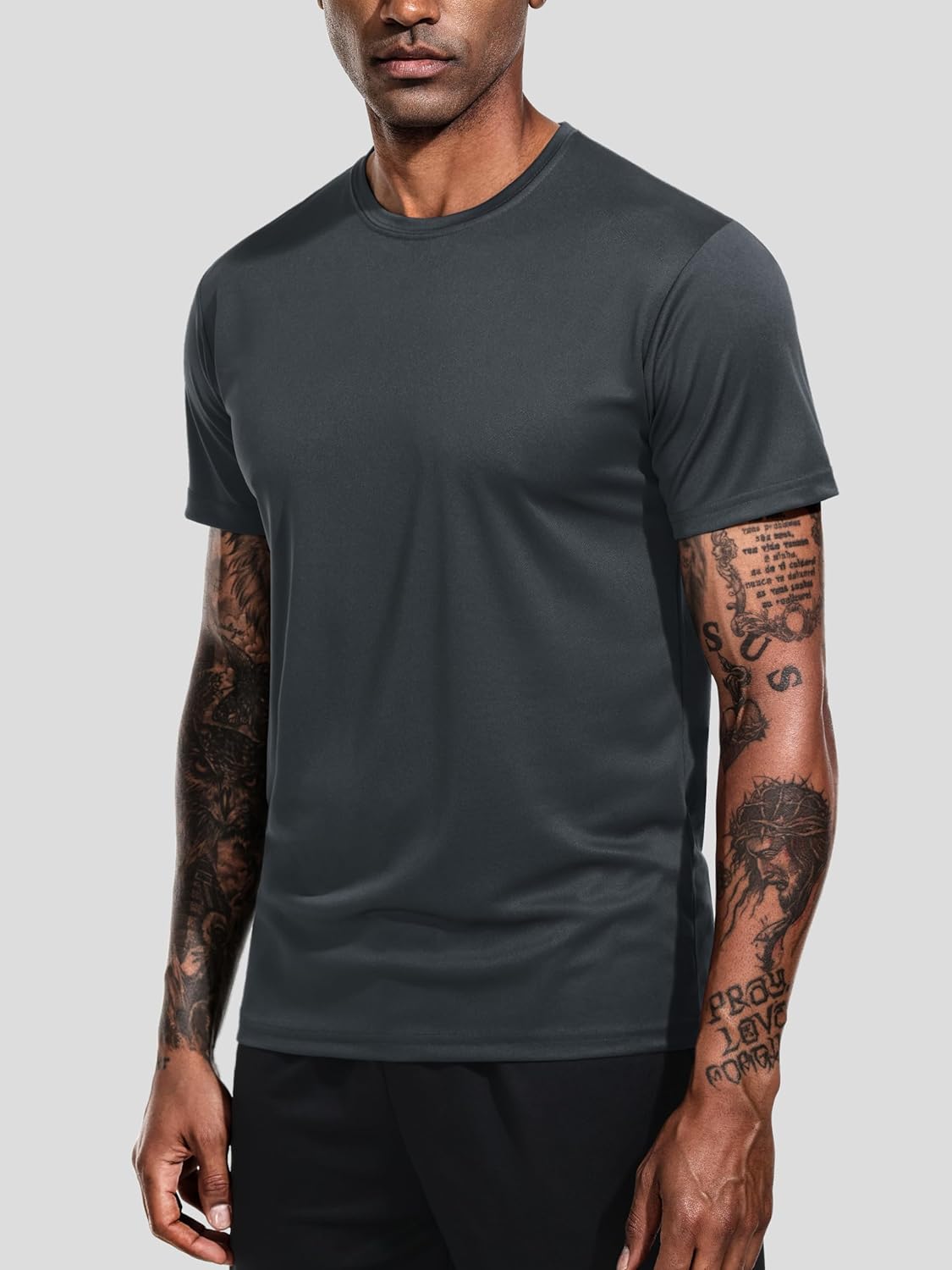 Basic Herren T-Shirt 5er Set aus Baumwolle oder Polyester