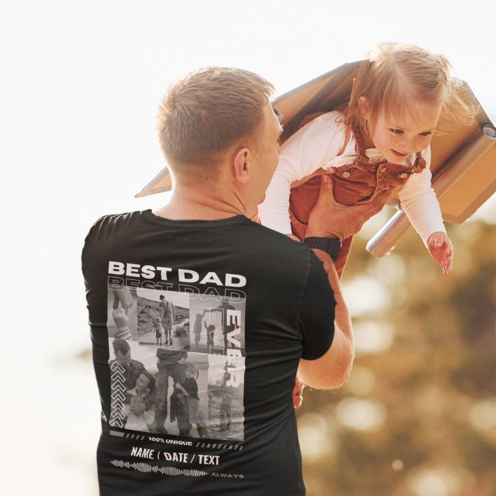 Personalisierte Vatertags-T-Shirt für Männer