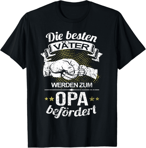 Die besten Väter werden Opas - Baby T-Shirt zur Geburt