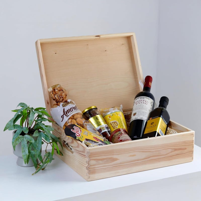 Personalisierte Holzkiste mit Name & Alter - Geschenk zum Jubiläum & Geburtstag