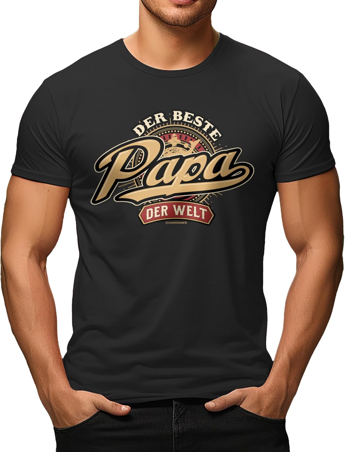 Vatertags-T-Shirt für Herren – Rahmenloses Design