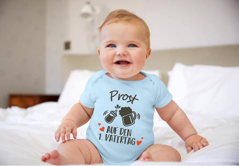 1. Vatertag Baby Strampler 