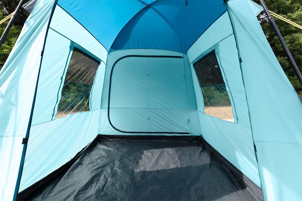 Camptime Merkur Busvorzelt für 4 Personen mit Stehhöhe und Moskitogaze