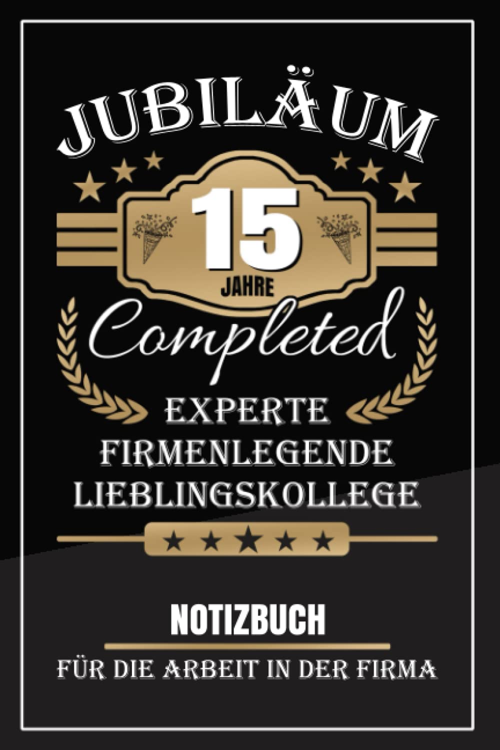 15 Jahre Firmenjubiläum: Notizbuch für To-Do-Listen