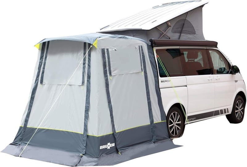 Brunner Comet Heckzelt 200x200 cm, grau/dunkelgrau