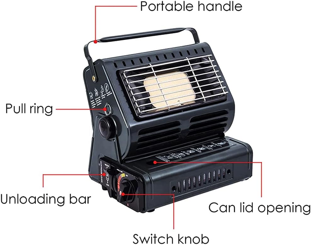 Yinleader 1.3 kW Keramik Gasheizung für Camping und Outdoor