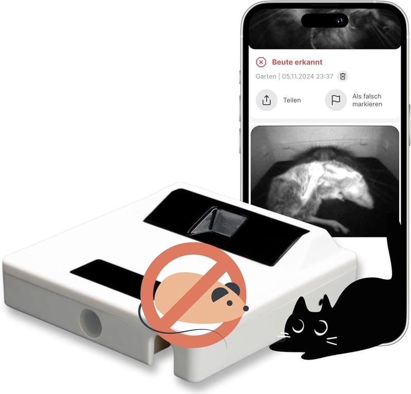 ZeroMOUSE 2.0 – Katzenklappe mit Mauserkennung und App-Steuerung
