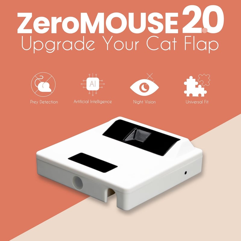 ZeroMOUSE 2.0 – Katzenklappe mit Mauserkennung und App-Steuerung
