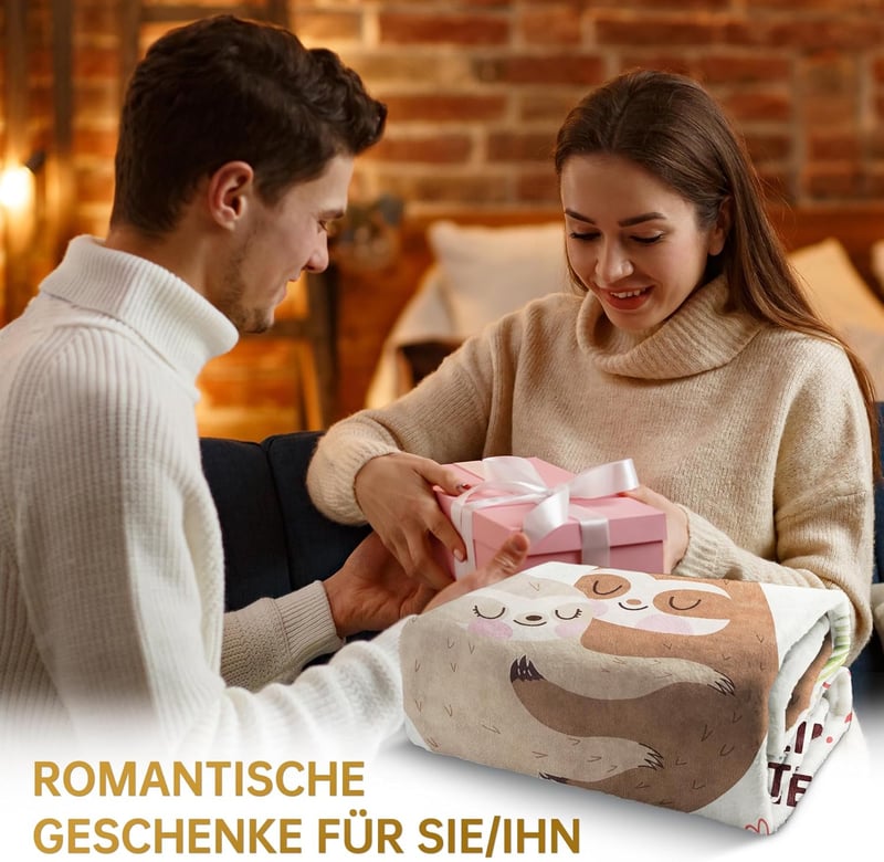 Jahrestag Geschenk: Kuscheldecke 