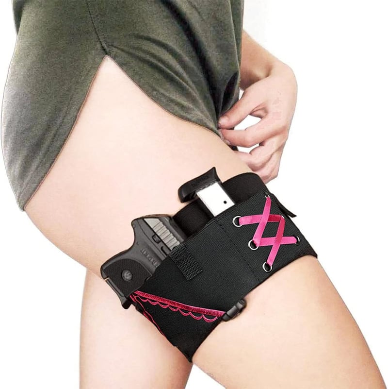 Verstellbares Oberschenkelholster für Frauen, taktisch und sexy