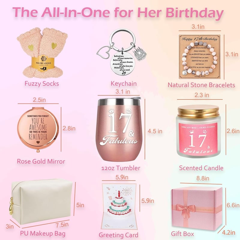 Coole Geburtstagsgeschenke für 17-jährige Mädchen