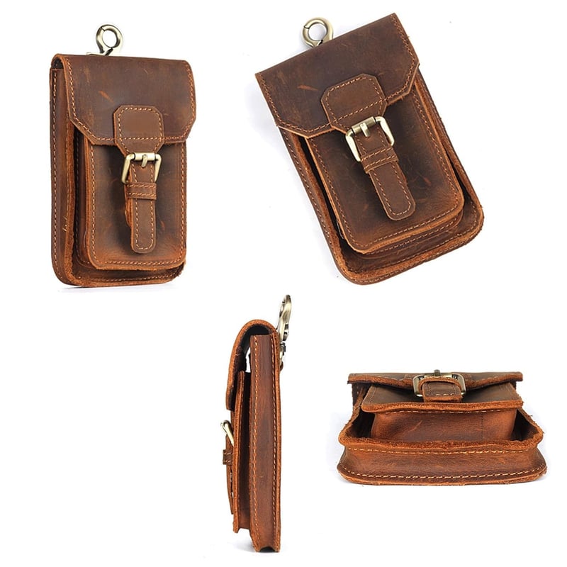 Western-Cowboy-Tasche für Handys bis 15,2 cm mit Zigarettenetui