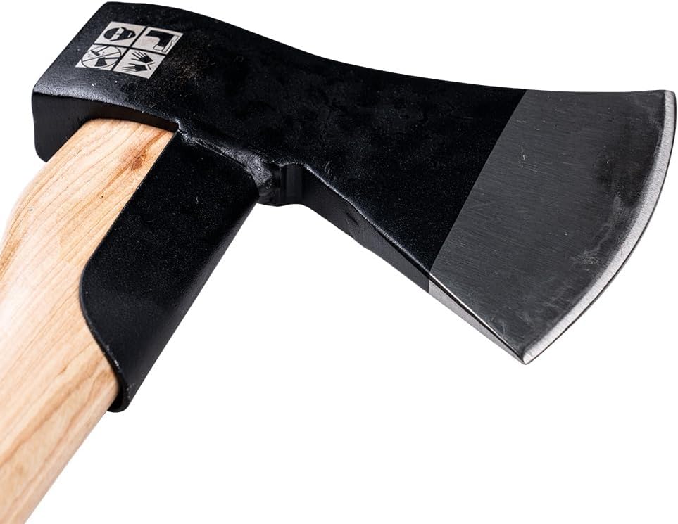Germania Axt 1250 g mit 64 cm Hickory-Stiel für Holzspalten
