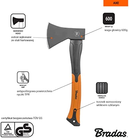 Fiberglass Axt 600g KT-SF1060 von Bradas