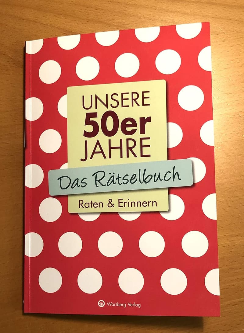 50er Jahre Rätselbuch: Spaß und Erinnerungen für Nostalgiker