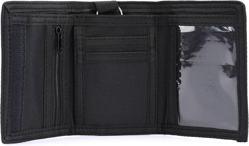 Unisex Geldbörse mit Sicherheitsring und Sichtfenster – Geschenk für Teenager