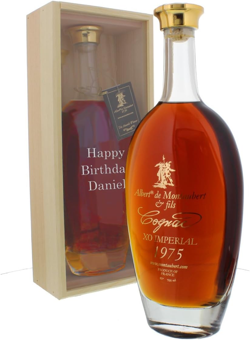 Jahrgangs-Cognac 1975 mit individueller Personalisierung