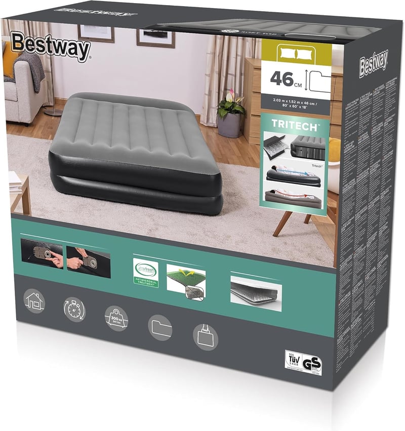 Bestway Luftbett Premium Plus mit integrierter Pumpe