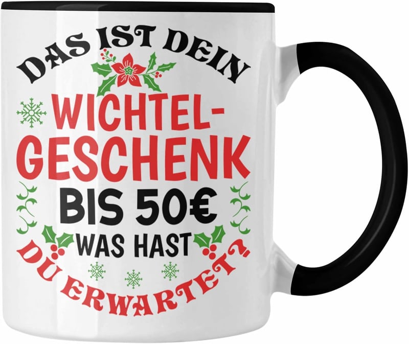 Wichteltasse für Frauen - Schrottwichteln Geschenkidee bis 50 Euro