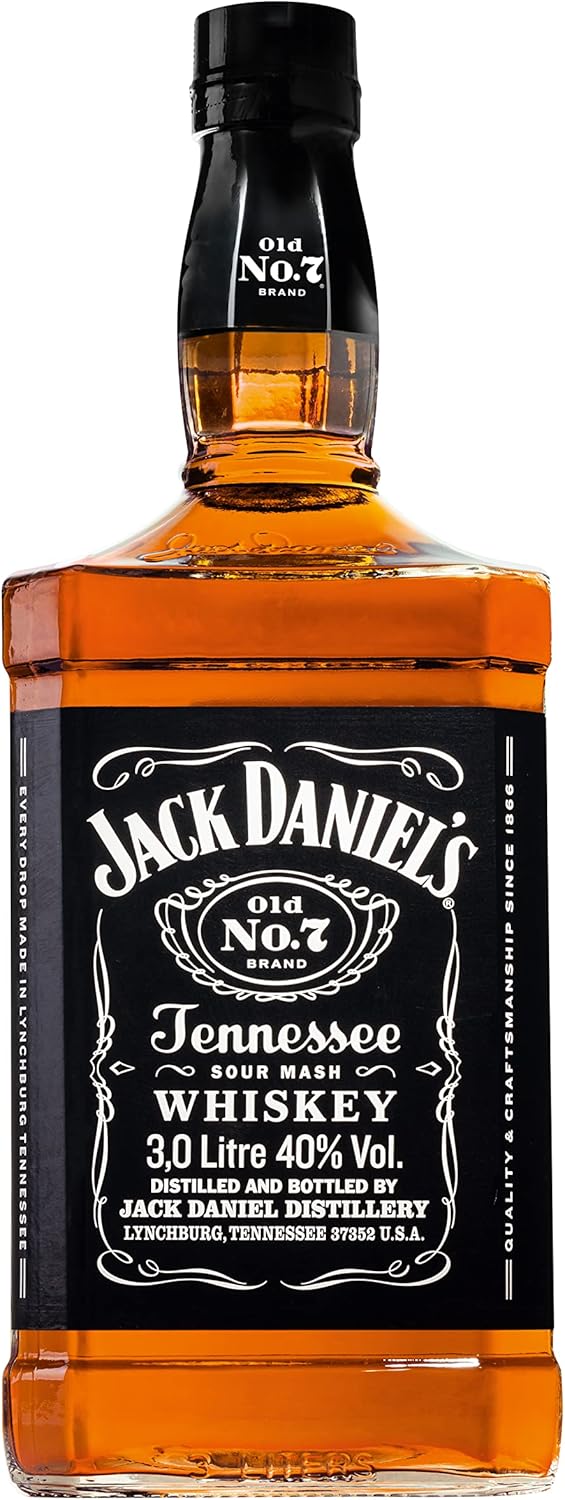 Jack Daniel's Old No. 7 Tennessee Whiskey - 3,0L - 40% Vol - Karamell & Vanille