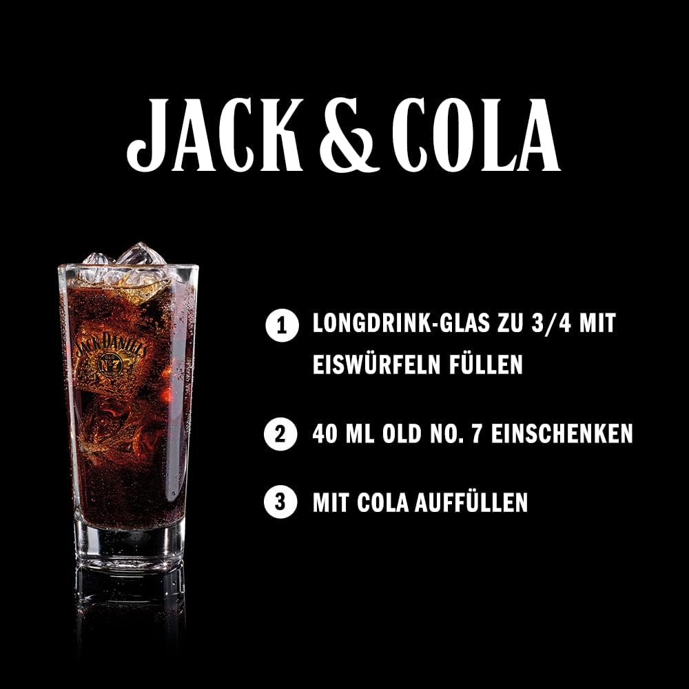 Jack Daniel's Old No. 7 Tennessee Whiskey - 3,0L - 40% Vol - Karamell & Vanille