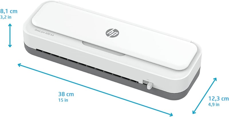 HP OneLam 400 A4 Laminiergerät mit Zubehör und Folien