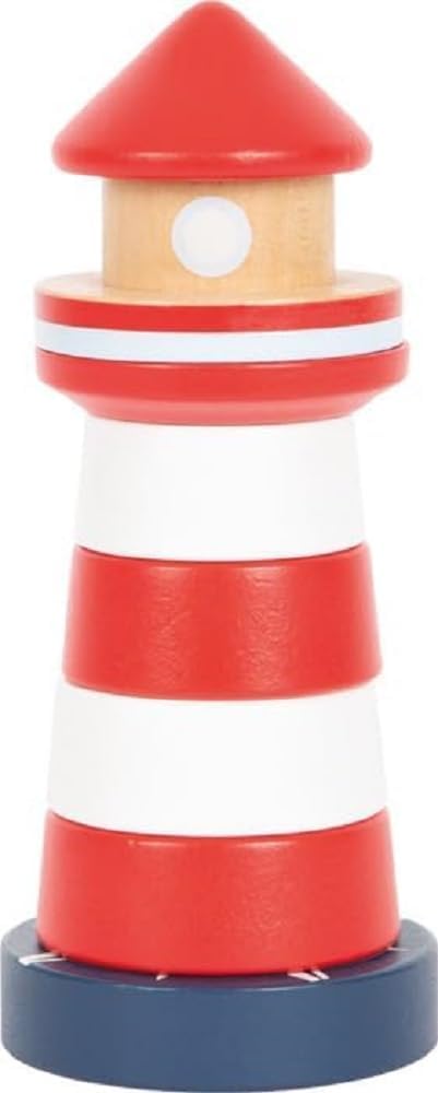 Stapelturm Leuchtturm aus FSC Holz für Kinder ab 1 Jahr