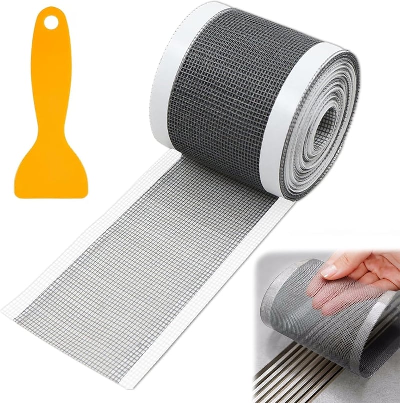 Einweg Duschabfluss-Haarfänger 70mm x 10m mit Faltschere