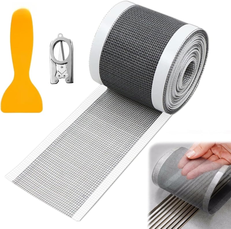 Einweg Duschabfluss-Haarfänger 70mm x 10m mit Faltschere