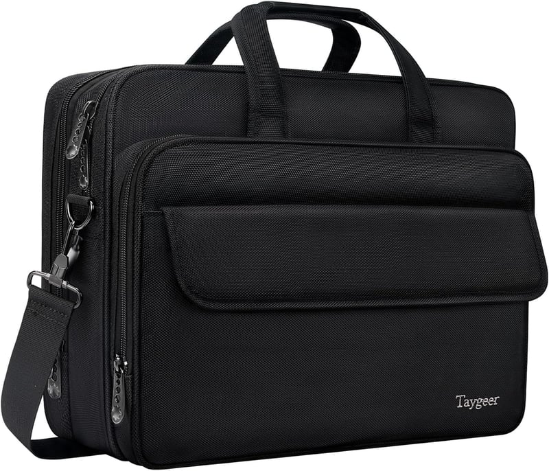 Wasserdichte 17 Zoll Laptoptasche für Herren – Aktentasche für Büro und Reisen