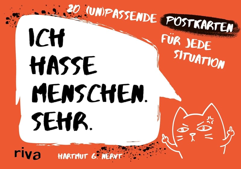 Humorvolle Postkarten für Stressabbau – 20 (un)passende Karten