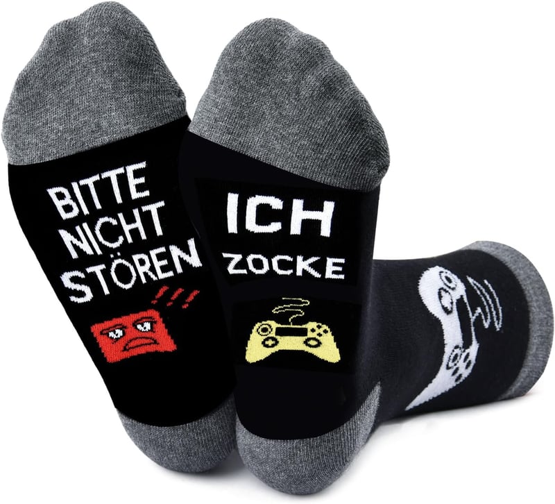 Lustige Socken für Männer – Geburtstagsgeschenk für Papa und Bruder