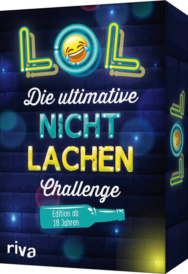 Nicht-lachen-Challenge für Erwachsene – Partyspiel mit Trinkspiel-Option