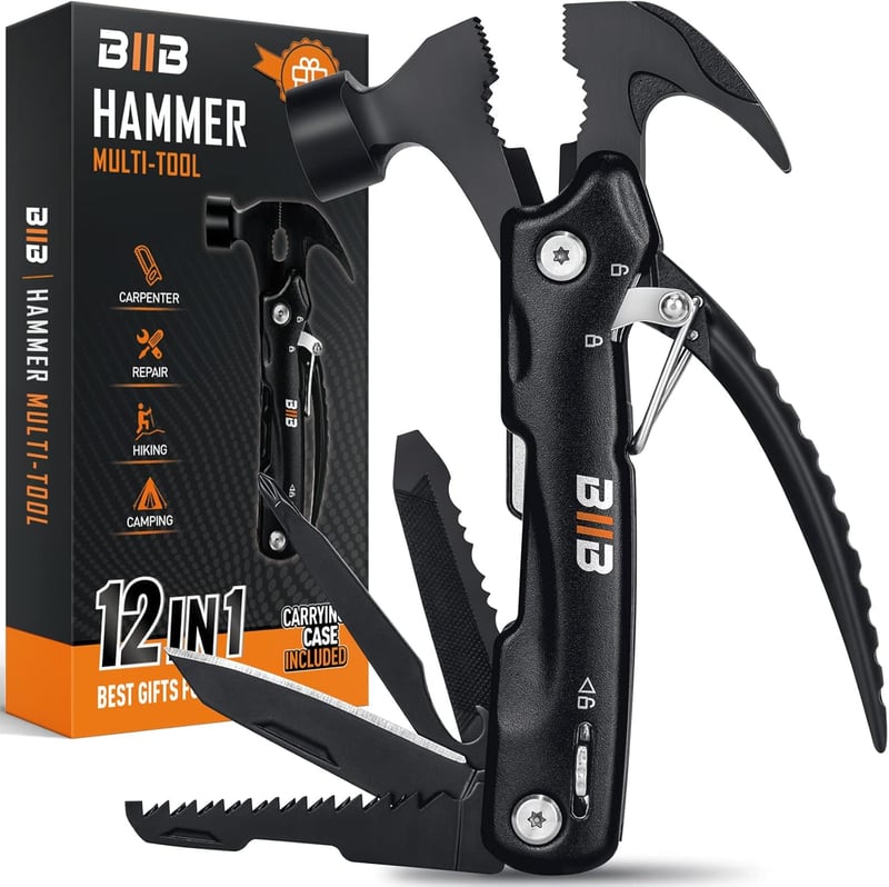Multitool für Männer – 12-in-1 Multifunktionswerkzeug, Vatertagsgeschenk