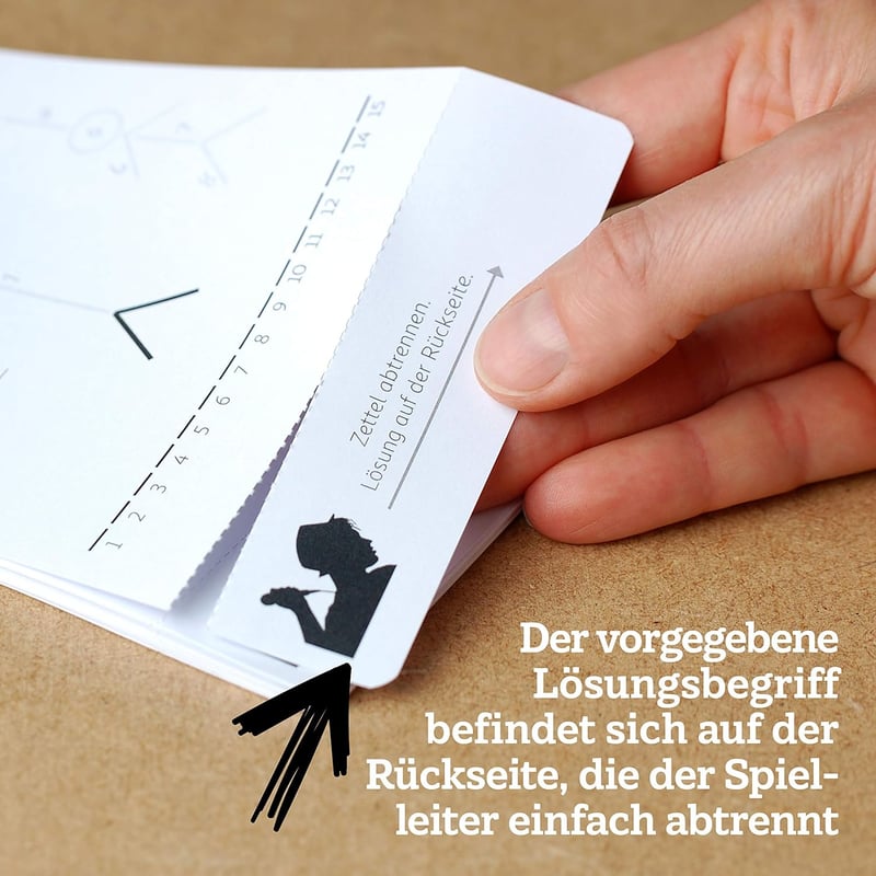 Musikspiel GALGENMÄNNCHEN – Reisespiel für Musikfans im A6-Format