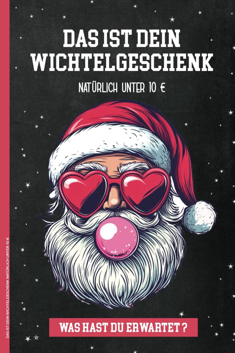 Wichtelgeschenk: Cooles A5 Notizbuch für Weihnachten mit Dot Grid