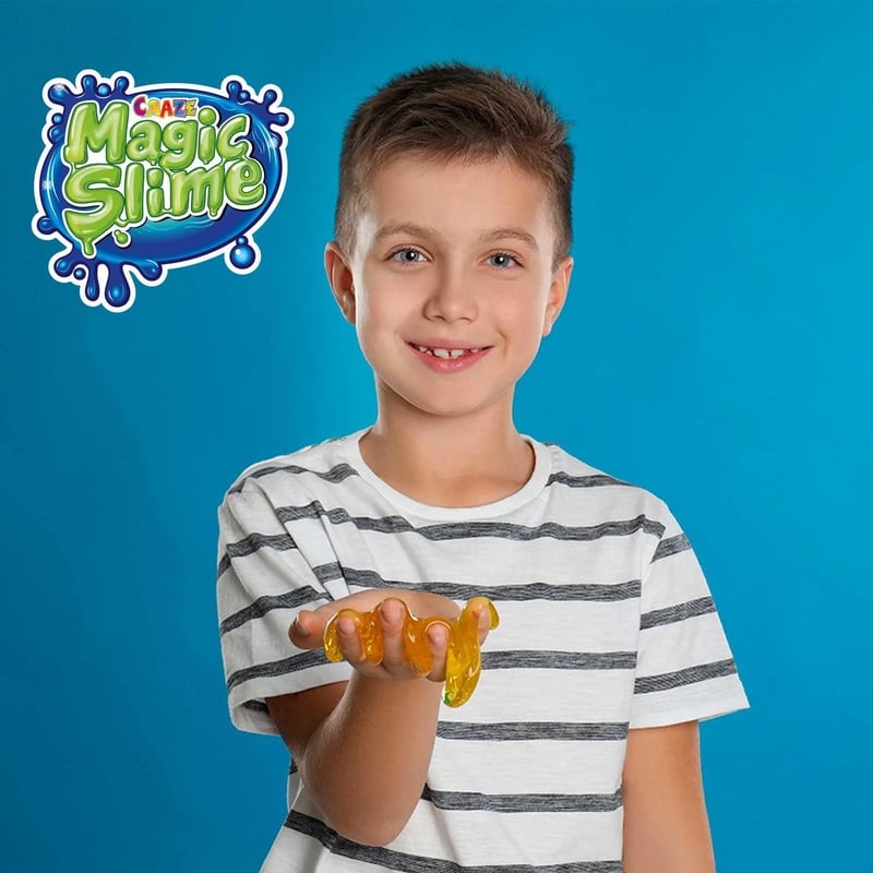 Magic Slime Schlüsselanhänger für Kinder, 20 ml in 6 Farben