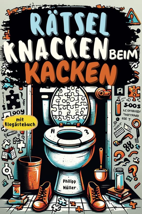 Rätselbuch fürs stille Örtchen: Knifflige Rätsel und Humor für Männer