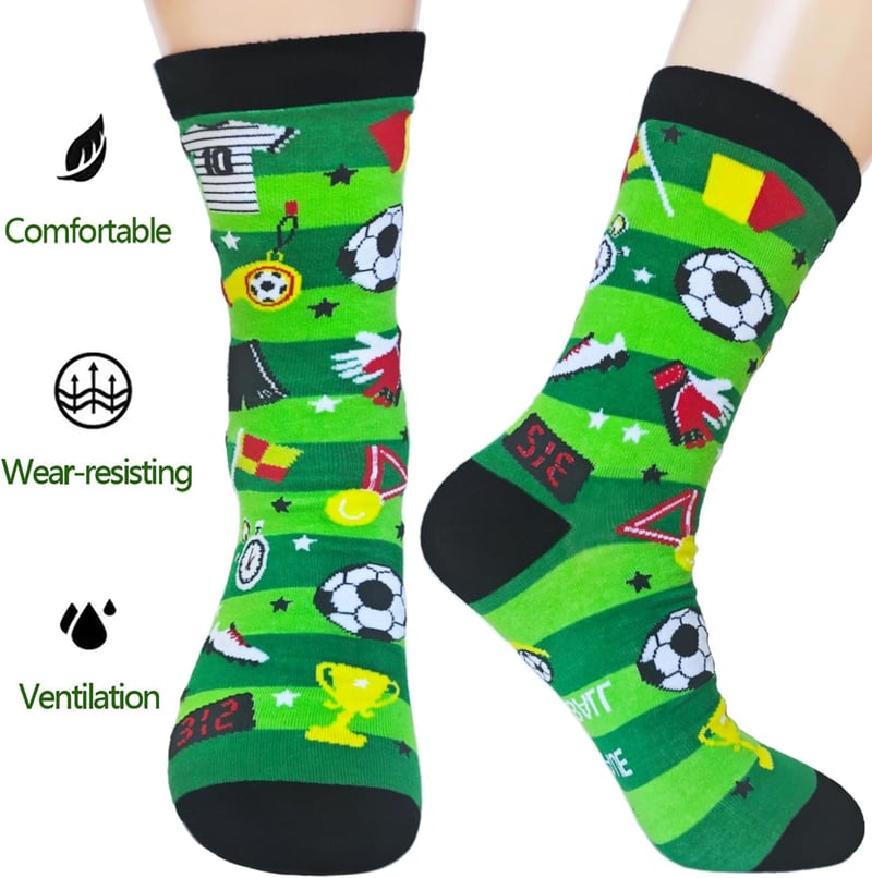 Lustige Fußballsocken für Männer – witziges Geburtstagsgeschenk
