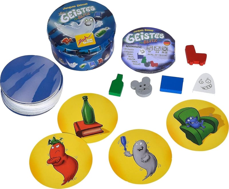Geistesblitz Mini-Reaktionsspiel in Metalldose für ab 8 Jahren