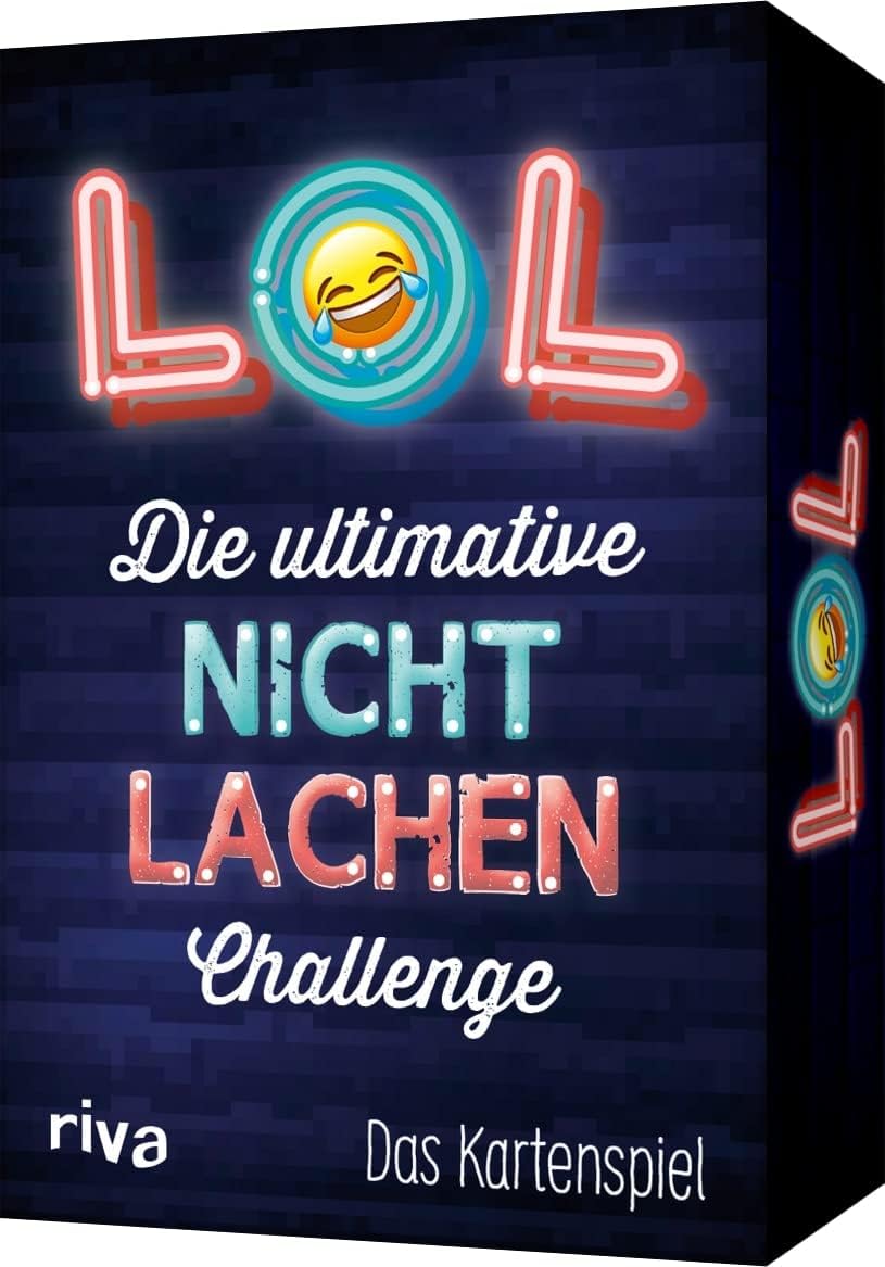 Nicht-lachen-Challenge Kartenspiel – Spaß für Kinder und Erwachsene ab 8 Jahren
