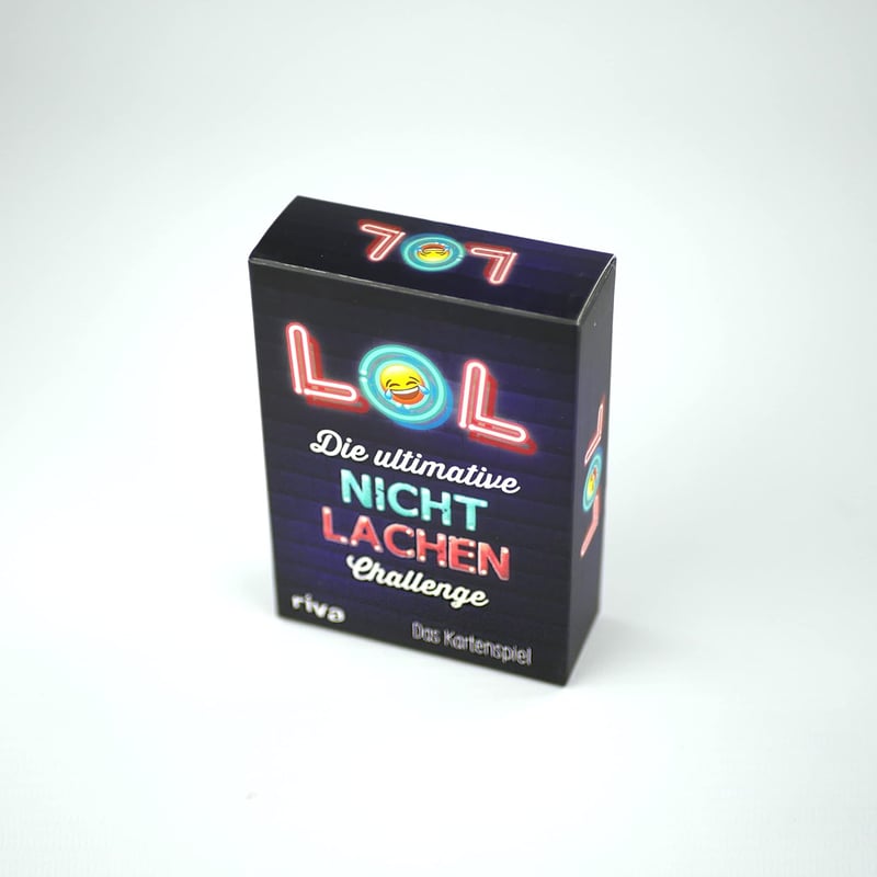 Nicht-lachen-Challenge Kartenspiel – Spaß für Kinder und Erwachsene ab 8 Jahren