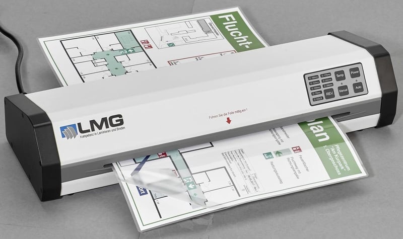 Vollautomatisches Laminiergerät A3 mit Folienstärkenerkennung