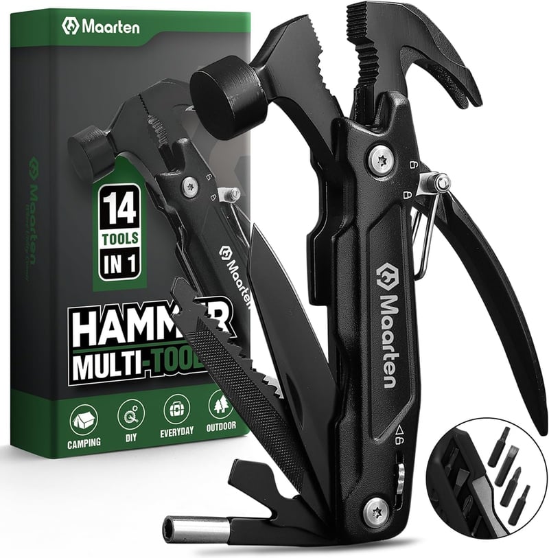 Multitool 14-in-1 für Männer – ideales Geschenk für Weihnachten und Geburtstag