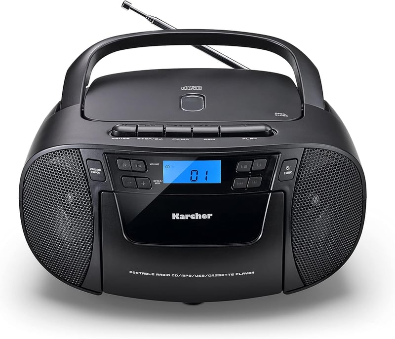 Kärcher RR 5045 tragbare Boombox mit CD-Player und USB-AUX
