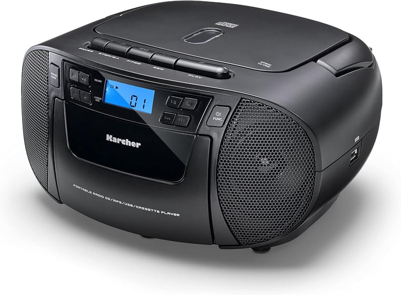 Kärcher RR 5045 tragbare Boombox mit CD-Player und USB-AUX