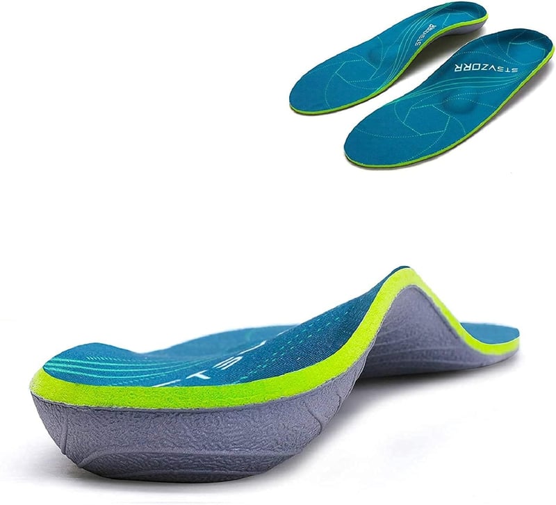 Orthopädische Einlegesohlen für Plattfüße und Plantarfasziitis, Unisex, Größe EU41-42